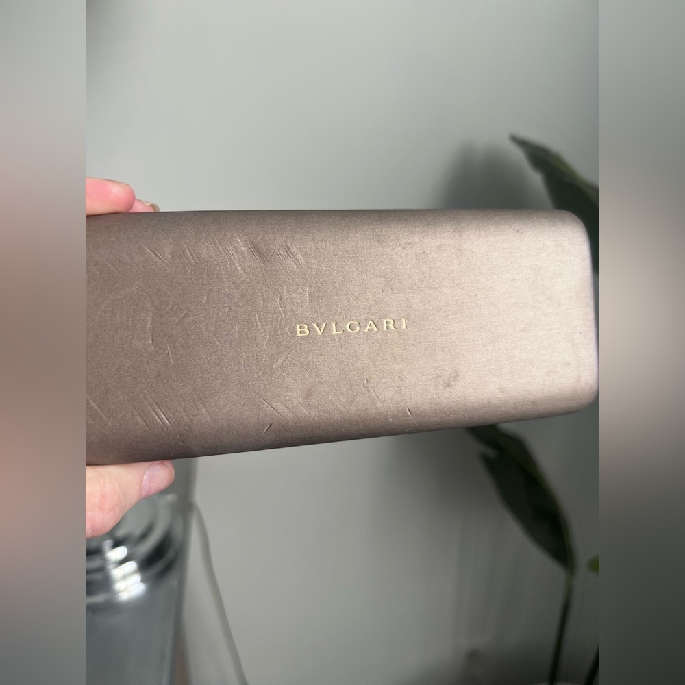 Bvlgari Brown Glasses Case only
